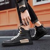 Mens British Retro Style shoes Leather