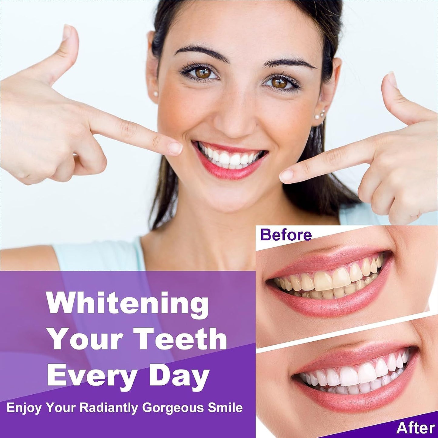 Best Purple Toothpaste for Teeth whitening for Sensitive Teeth - Teeth Whitener - blanqueador de dientes