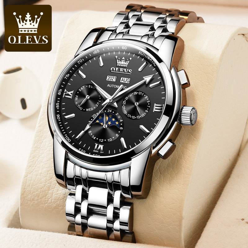 Fully Automatic Mechanical Watch Multi-functional Waterproof Men&#039;s Watch Men&#039;s Watch