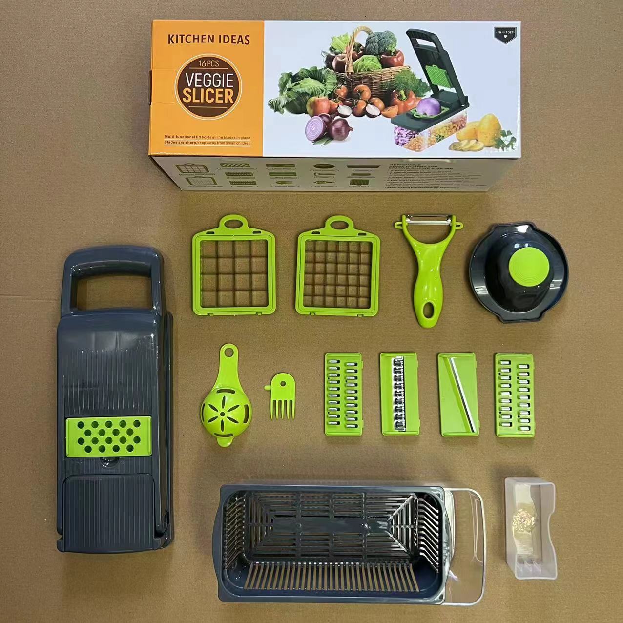 Multifunctional Vegetable Cutting Artifact Household Kitchen Artifact Grater Shredder Grater Potato Grater