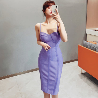 Design Light Luxury High-end Niche Birthday Party Skirt Temperament High-end Stunning Dress Annual Meeting Evening Dress