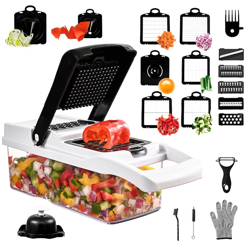 Cross-border Multi-function Vegetable Cutter Kitchen Dicing Artifact Household Shredder Potato Grater