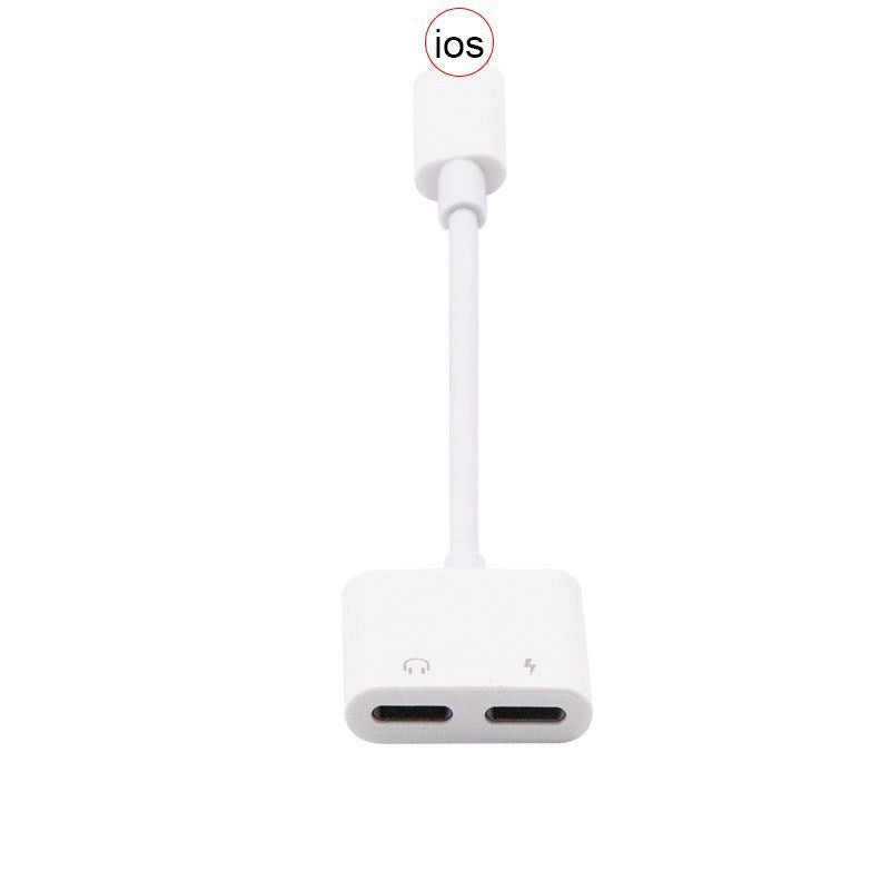 Suitable For Apple 7 Headphone Adapter Four-in-one IphoneXs 8 Dual-female Two-in-one Audio Adapter Cable